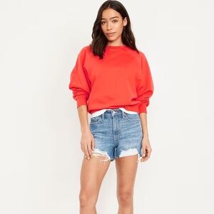 Old Navy High-Waisted OG Jean Cut-Off Shorts -- 3-inch inseam